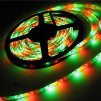 5M IP65 color changer 5050 rgb led strip light with  24key remote control