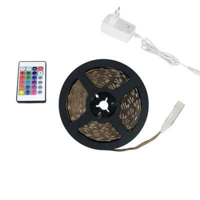 China high quality 3m rgb12cv ip20 ip65 5050 remote control led rgb strip light